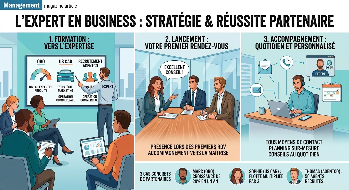 Le lancement chez L’Expert en Business